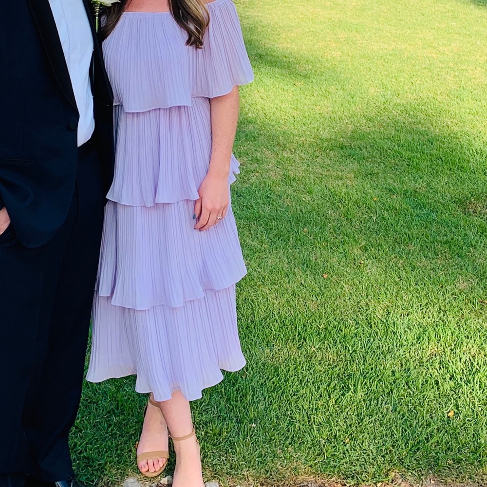 Lulus lilac cocktail dress